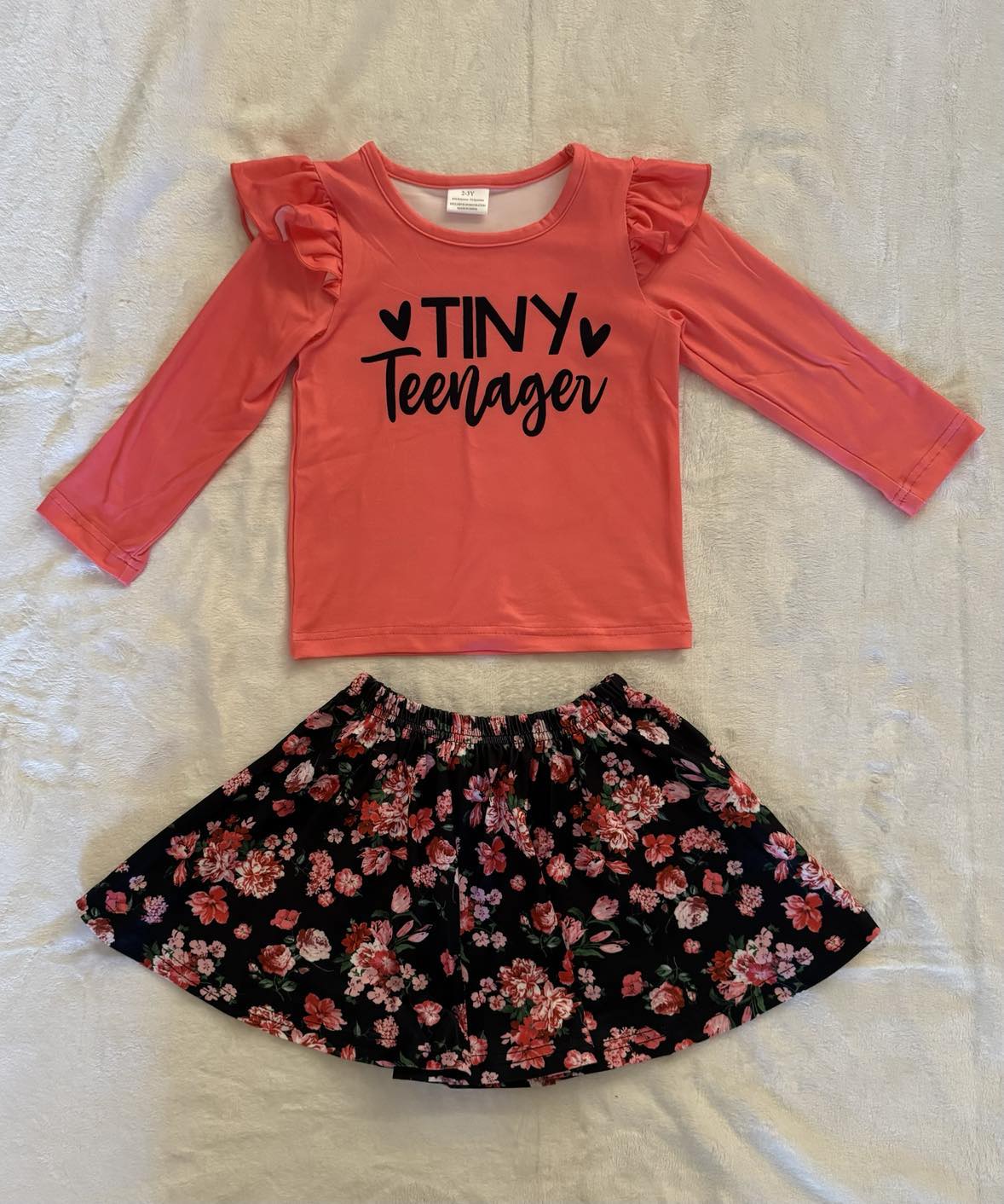 Tiny Teenager Toddler Girls Set