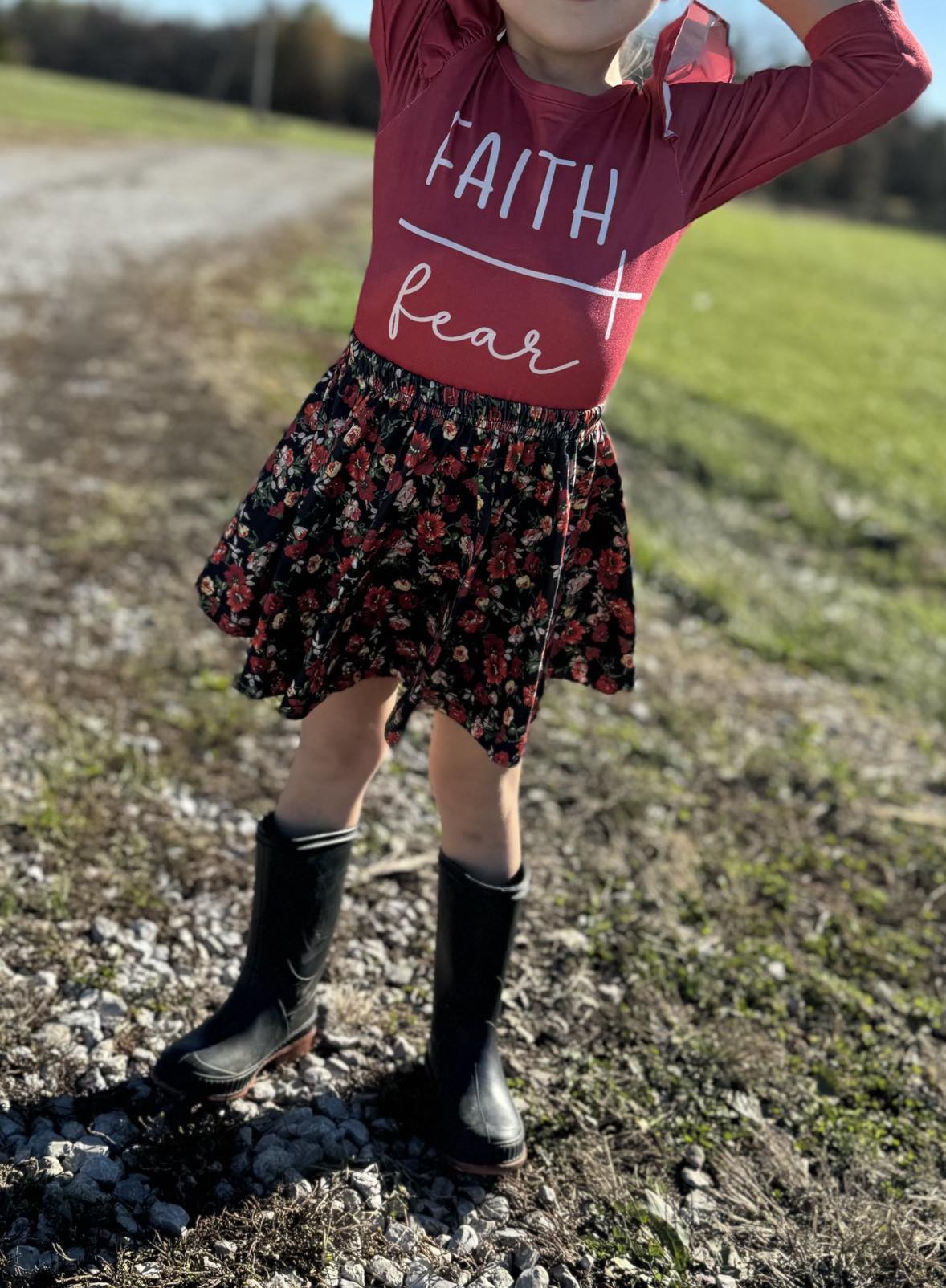 Faith Over Fear Toddler Girls Set